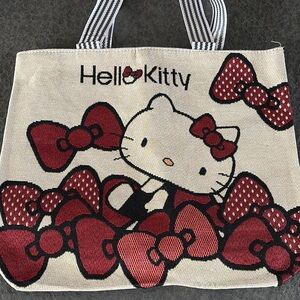 ♥️ Hello Kitty Tote Bag with Red Bows ♥️